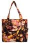 Bolsa FiveBlu Flores Preta - Marca FiveBlu