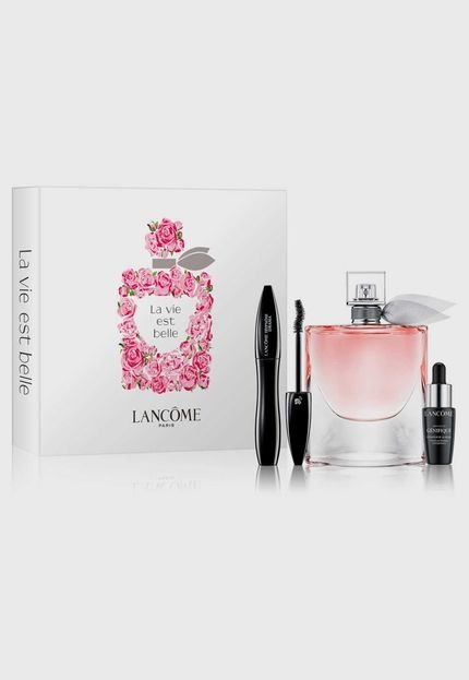 Kit Perfume 75ml La Vie Est Belle Eau de Parfum  Máscara Hypnose Drama e Génifique 7ml Lancôme Feminino - Marca Lancome
