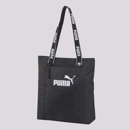 Bolsa Puma Core Base Shopper Logo Preta - Marca Puma