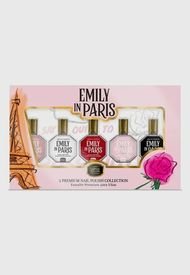 Set De 5 Esmaltes Premium Emily In París De Republic Cosmetics