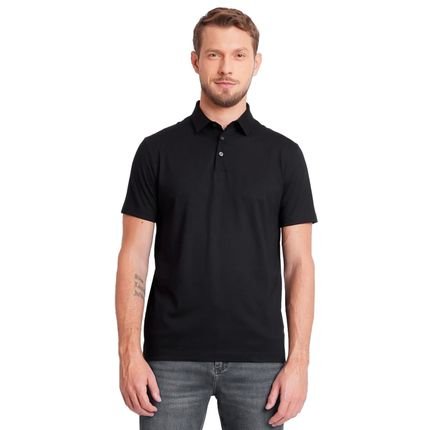 Camisa Polo Aramis Jersey Pima IN24 Preto Masculino - Marca Aramis