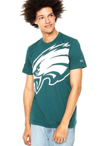 Camiseta New Era Philadelphia Eagles Verde - Compre Agora