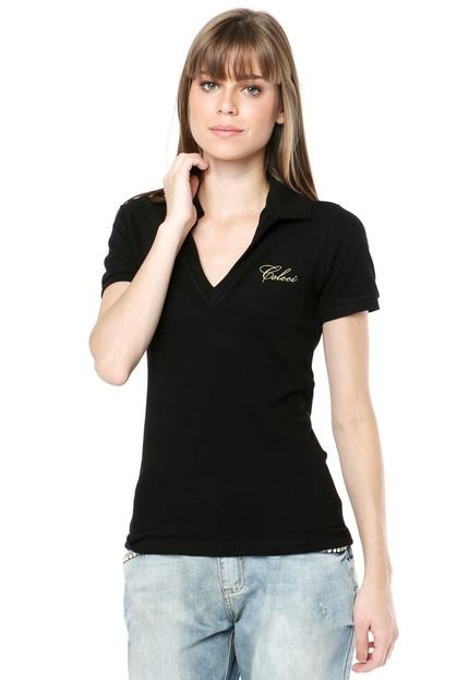 Camisa Polo Colcci Small Basic Preta - Marca Colcci