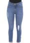 Calça Jeans MOB Skinny Fendas Azul - Marca MOB