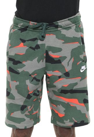 Bermuda Nike Sportswear Reta  M Nsw Clu Verde