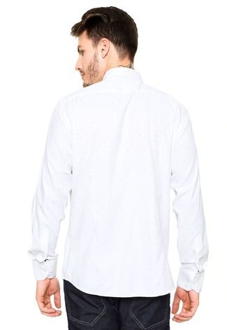 Camisa Vivacci Estampada Branca