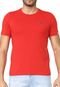 Camiseta Lacoste L!VE No Gender Lisa Vermelha - Marca Lacoste
