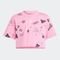Adidas Camiseta Cropped Estampada Brand Love Infantil - Marca adidas
