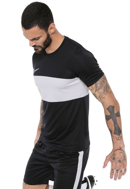 Camiseta Nike M Nk Dry Acdmy Top Ss Gx Preta/Branca - Marca Nike