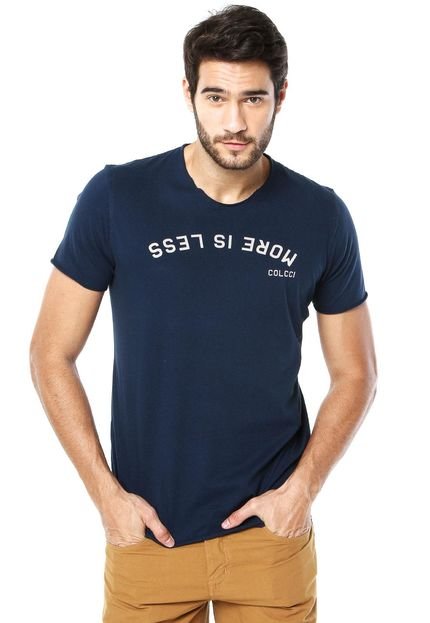 Camiseta Colcci Slim Less Azul - Marca Colcci