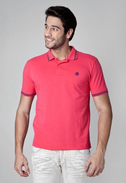 Camisa Polo Mandi Básica Rosa - Marca Mandi