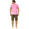 Camiseta Colcci Gola V V23 Rosa Masculino - Marca Colcci