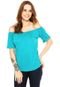 Blusa Ciganinha FiveBlu Lisa Verde - Marca FiveBlu