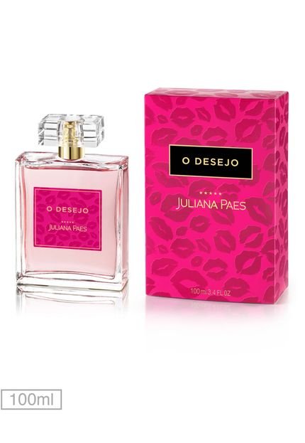 Perfume Desejo Colonia Juliana Paes Fem 100 Ml - Marca Juliana Paes