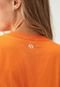 Camiseta Colcci Reta Text Me Laranja - Marca Colcci