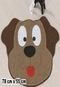 Tapete com Antiderrapante Formato Cachorro Feliz - 78cm x 55cm - Castor - Marca Guga Tapetes
