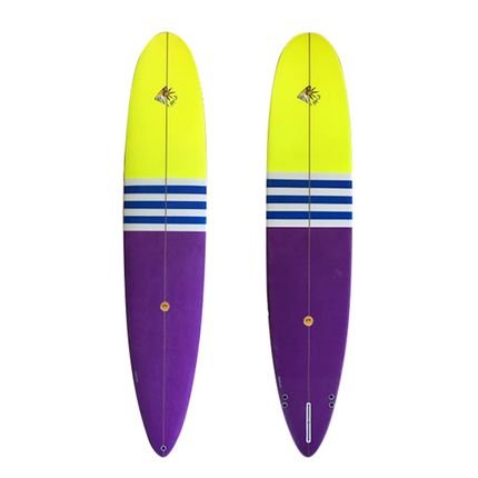 Menor preço em Prancha Fm Surf Longboard Stripes Neon