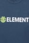 Camiseta Element Menino Escrita Azul-Marinho - Marca Element