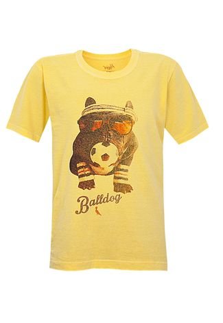 Camiseta Reserva Mini Balldog Amarela