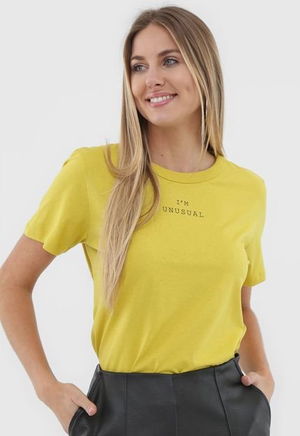 Camiseta Colcci Unusual Amarela - Marca Colcci