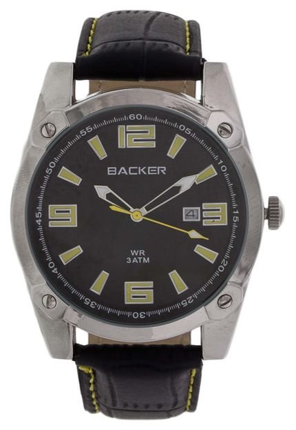Relógio Backer 3189222M Preto - Marca Backer