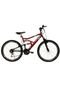Bicicleta Aro 26 Mas Top Full C/ Suspensao Vermelha Athor Bike - Marca Athor Bikes