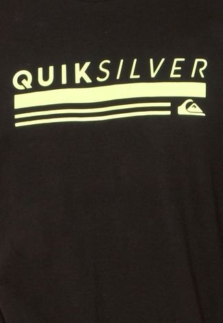 Camiseta Quiksilver Pack Glow Preto