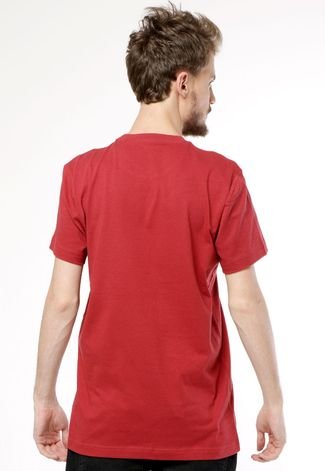 Camiseta adidas Originals Linear Logo Te Vermelha