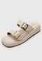 Tamanco Dafiti Shoes Fivelas Off-White - Marca DAFITI SHOES