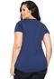 Blusa Cativa Plus Size Viscolight Plus Azul-Marinho - Marca Cativa Plus