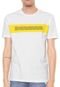 Camiseta Calvin Klein Jeans Lettering Branca - Marca Calvin Klein Jeans