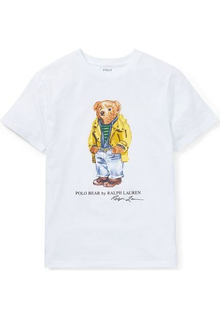 Camiseta Polo Ralph Lauren Cr Bears Branca - Marca Polo Ralph Lauren