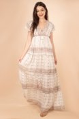 Vestido Longo Com Manga Indy Branco - Marca Amazonia Vital