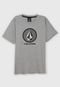 Camiseta Volcom Infantil Logo Cinza - Marca Volcom