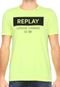 Camiseta Replay Superior Standard Verde - Marca Replay