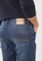 Bermuda Jeans Fatal Slim Estonada Azul - Marca Fatal