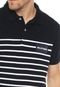 Camisa Polo Tommy Hilfiger Slim Listrada Azul-marinho/Branca - Marca Tommy Hilfiger