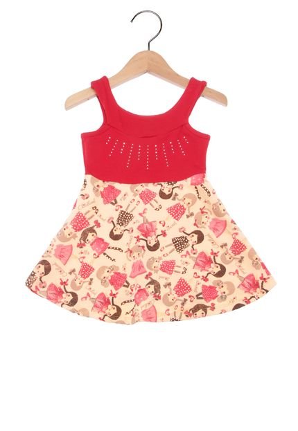 Vestido Elian Sweet Infantil Vermelho - Marca Elian