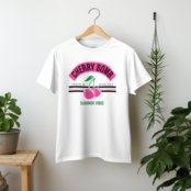 Camiseta Básica EstampadaT-Shirt Feminina estilosa de algodão leve  linda By ROTA79 - Marca ROTA79