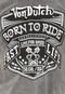 Camiseta Von Dutch Born To Ride Preta - Marca Von Dutch 