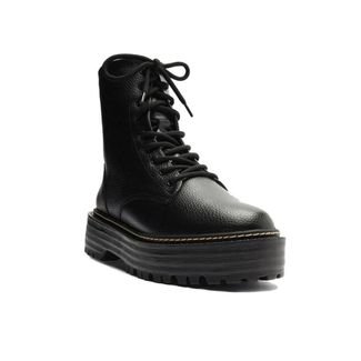 Bota Arezzo A11959 Coturno Tratorado Feminino Arezzo Preto