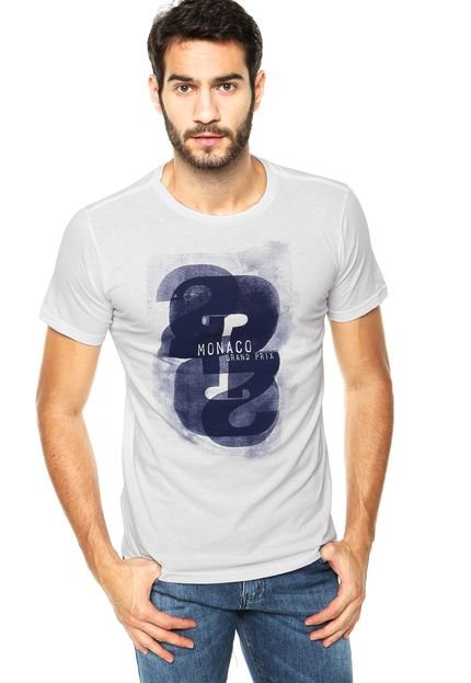 Camiseta FiveBlu Mônaco Branca - Marca FiveBlu
