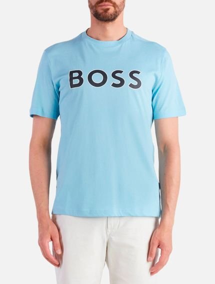 Camiseta Hugo Boss Tee 1 Azul Claro - Marca Hugo Boss