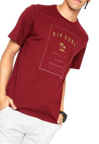 Camiseta Rip Curl Island Style Vinho