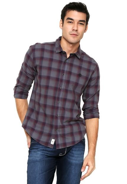 Camisa Timberland Pattern Cinza - Marca Timberland