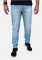 Calça Jeans Delavê Slim Elastano Boen Jeans Azul Claro - Marca BOEN JEANS