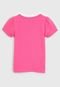 Blusa Carinhoso Infantil Logo Rosa - Marca Carinhoso