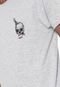 Camiseta HD Knife Skull Cinza - Marca HD