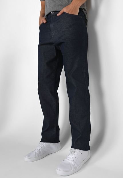 Calça Jeans Polo Wear Reta Lisa Azul-Marinho - Marca Polo Wear