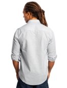 Camisa Sergio K Masculina Regular Linho Casual Azul Claro Mescla - Marca Sergio K